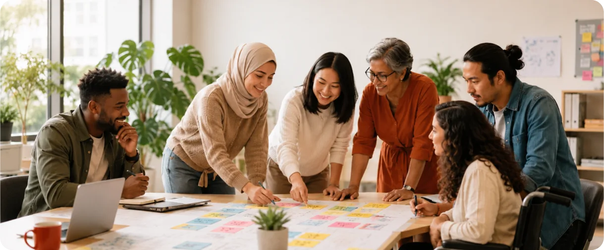 People collaborating